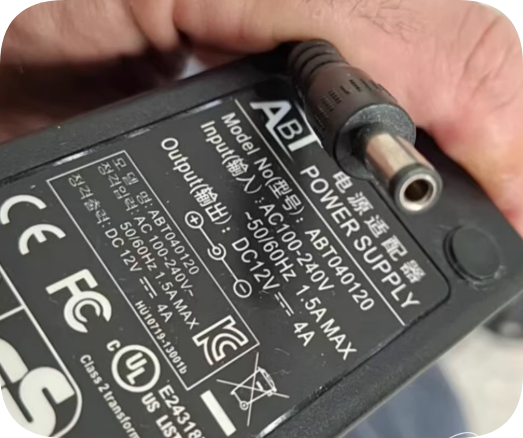 *Brand NEW*Suitable for ABT040120 power adapter DC12V4A48W/ABT 12V4A round port charger power supply